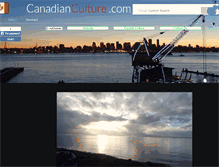 Tablet Screenshot of canadianculture.com